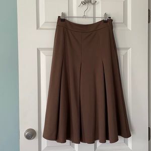 Modcloth Brown Midi Skirt